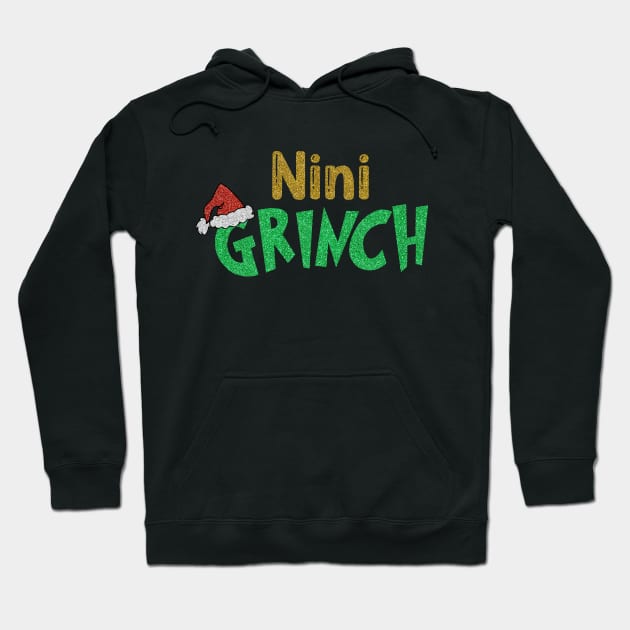 Nini Santa Christmas, Nini Christmas, Family Christmas, Christmas Gift Hoodie by Elissa